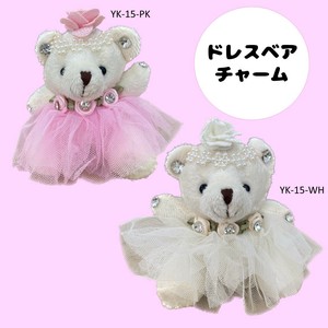 ★再入荷★【プリンセスベア】くまちゃんチャームM(12個セット)　チュールレースビジュードレス☆