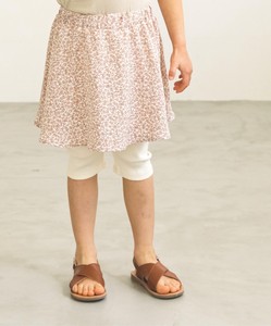 Cotton 100% Repeating Pattern 6/10Length Layard Skirt & Pants Leggings