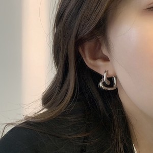 Heart Earring Pierced Earring Accessory