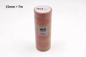 【カモ井加工紙】mt 8P 蛍光グラデーション・ピンク×グリーン  / マスキングテープ