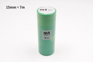 【カモ井加工紙】mt 8P 蛍光グラデーション・ブルー×イエロー  / マスキングテープ