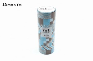 【カモ井加工紙】mt8Pミックス・ブルー  / マスキングテープ