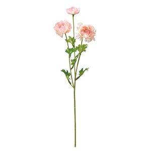 【セール品】MAGIQ　サリューラナンキュラス　クリームピンク　造花　ラナンキュラス