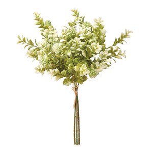 【セール品】MAGIQ　ベリーボックスウッドバンドル　ホワイトグリーン　造花　実もの　ベリー