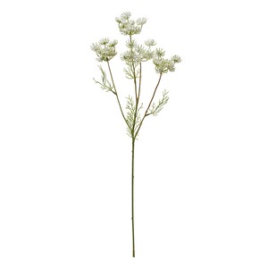 【セール品】MAGIQ　カラードレースフラワー　ホワイト　造花　レースフラワー　ディル