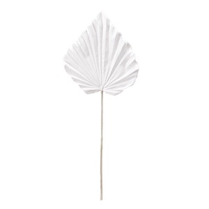 Mini Palm White Artificial Flower Palm Leaf Tropical Leaf