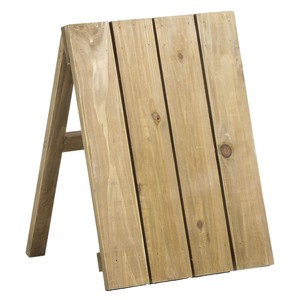 【セール品】木製イーゼルL　ブラウン　木製ボード