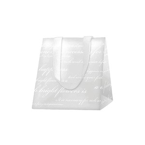 シャルマンバッグSS　ホワイト　包装資材　1袋　アレンジバッグ　レジ袋