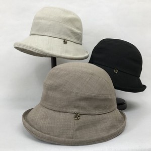 【UV対策】【春夏帽子】2022春夏婦人帽子　ふくれセーラー　チャーム付き