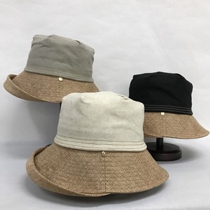 【UV対策】【春夏帽子】婦人帽子　エッジアップクロッシェ　抗菌防臭　レディース帽子