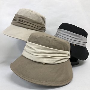 【UV対策】【春夏帽子】婦人帽子　クロッシェ後ろ割れ　接触冷感　レディース帽子