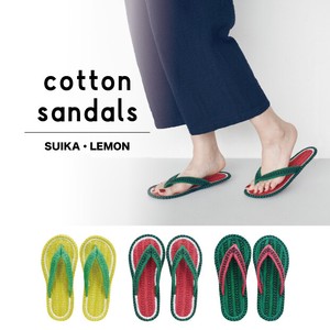 Watermelon Lemon Cotton Sandal Ladies Men's