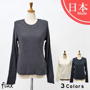 Knitted Crew Neck Top Knitted Heat Retention Effect Material 2022