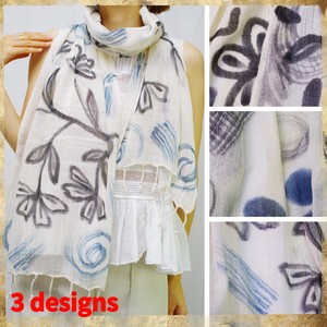 Popular Hand-Painted Stole Cotton Hand-Painted Stole 4 9