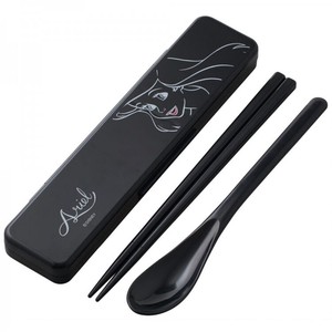 Chopsticks Ariel black Skater 18cm Made in Japan
