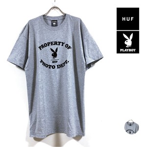 HUF ハフ × PLAYBOY プレイボーイ コラボ PHOTO DEPT 半袖 Tシャツ メンズ