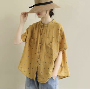 Button Shirt/Blouse Spring/Summer Tops