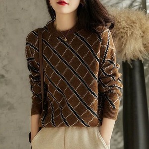 Knitted Sweater Ladies A/W Long Sleeve Knitted Outerwear 55 2022
