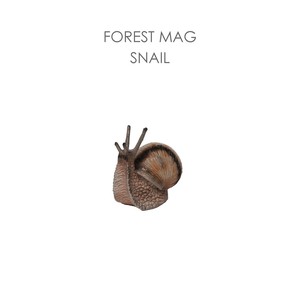 森の仲間たちの造形マグネット【FOREST MAG SNAIL】フォレストマグ　カタツムリ