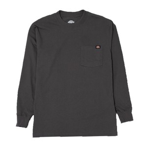 DICKIES Tシャツ HEAVYWEIGHT LONG SLEEVE POCKET TEE RELAXED WL450 メンズ CHARCOAL CH ディッキーズ