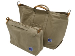 Cotton Saburo Canvas Shoulder Tote Inner Bag Set Size M