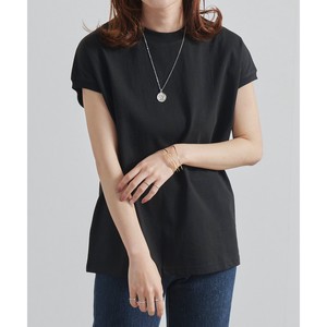 T-shirt/Tee High-Neck French Sleeve