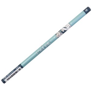 Pencil Style Girl Neon Mat Round Shank Pencil