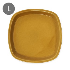 イエム プレートL 22×22cm【日本製】 お皿 皿 大皿 おうちカフェ 食器 磁器