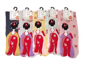 Made in Japan Tabi Socks Ume Apprentice Geisha