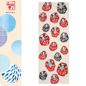 JAPAN Japanese Pattern Hand Towel Fortune Daruma