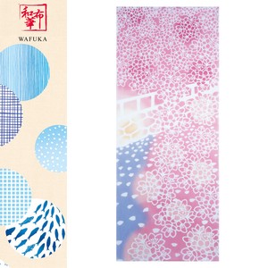 ■Made_in_JAPAN特集■【日本製】　春模様　手ぬぐい　川と風と桜