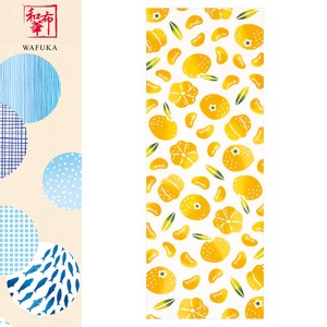 Tenugui Towel Mandarin Orange M Made in Japan
