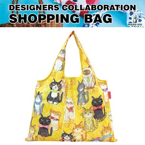 【北村 ハルコ DESIGN】　2way Shopping Bag　猫が整列したら