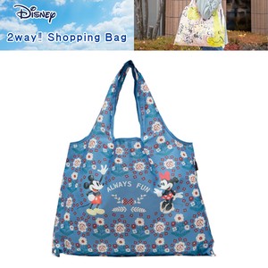 Disney　2way Shopping Bag　ハロー／ミッキー&ミニー