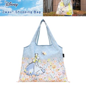 Disney　2way Shopping Bag　フラワーガーデン