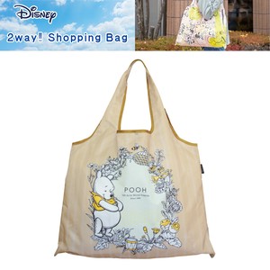 Disney　2way Shopping Bag　ボタニカル／くまのプーさん