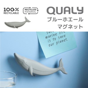 エシカルコレクション Blue Whale Magnet『ブルーホエールマグネット』シロナガスクジラ「2022新作」漁網