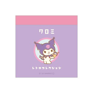Sanrio Square Mini Memo Pad Retro KUROMI 2022