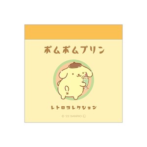 Sanrio Square Mini Memo Pad Retro "POM POM PURIN" 2022