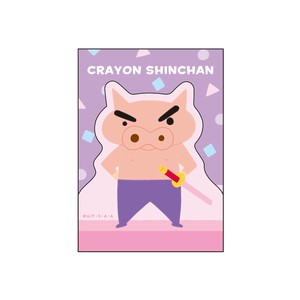 "Crayon Shin-chan" Die Cut Mini Memo Pad Buriburizaemon 2022