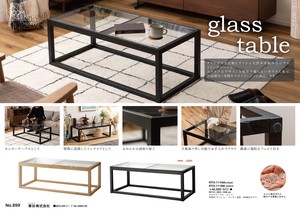 ガラステーブル センターテーブル ローテーブル 強化ガラス リビングテーブル コーヒーテーブル　天然木