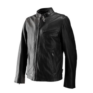 BLACK 10 Single Motorcycle Leather Jacket
