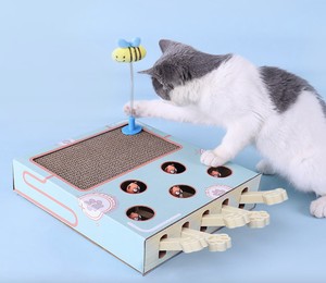 ペット用品 猫のおもちゃ ネコつかみ板 マルチファンクション ネコ用品 cw170「新作」