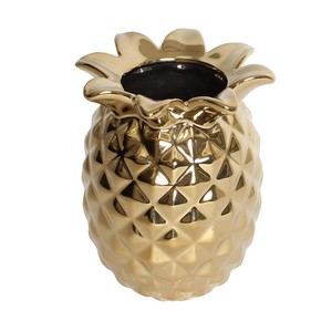 パイナップルのフラワーベース 花瓶 AN-1743-G