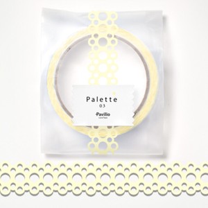 DECOLE Washi Tape Palette Yellow 15mm Made in Japan