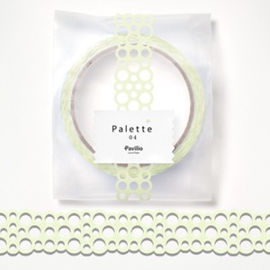 DECOLE Washi Tape Palette Green 15mm Made in Japan