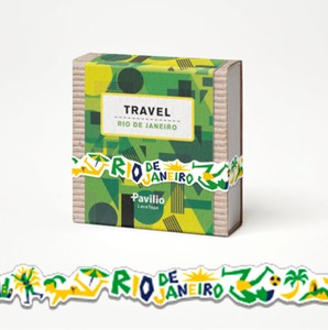 レーステープ『Travel Rio de Janeiro』10mm　日本製　手帳　デコレーション