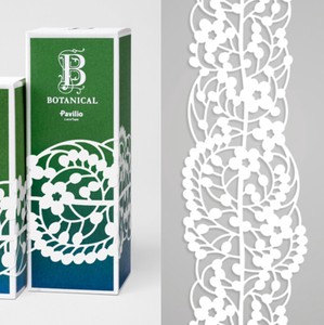 夏　ボタニカル　人気アイテム　レーステープ『Botanical floret』70mm　日本製　中抜き　手帳　デコ