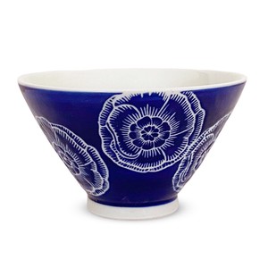 Hasami ware Rice Bowl Blue 11cm Made in Japan