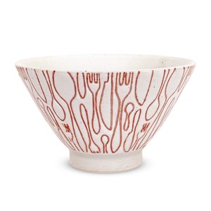 Hasami ware Rice Bowl Red 11cm Made in Japan